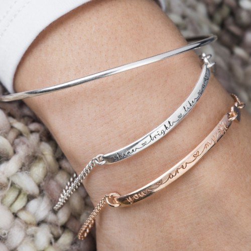 Silver and Rose Gold Friendship Style bracelets