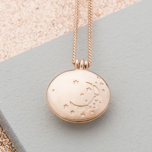 I love you to the moon and back locket