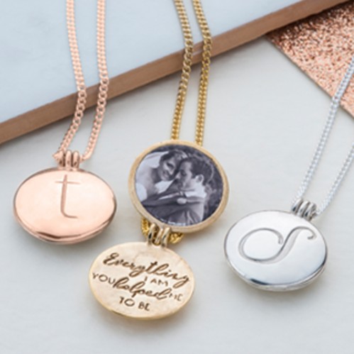 A truly personal and unique gift this is an Initial locket with hidden message